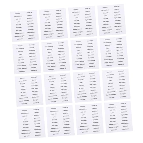 SOIMISS 30 Stück Wasserdichte Etiketten für Reise und Badezimmerorganisation Praktische Beschriftungen für Glasflaschen Kunststoffbehälter und Toilettenartikel SOIMISS 30 Stück Wasserdichte Etiketten für Reise und Badezimmerorganisation Praktische Beschriftungen für Glasflaschen Kunststoffbehälter und Toilettenartikel von SOIMISS