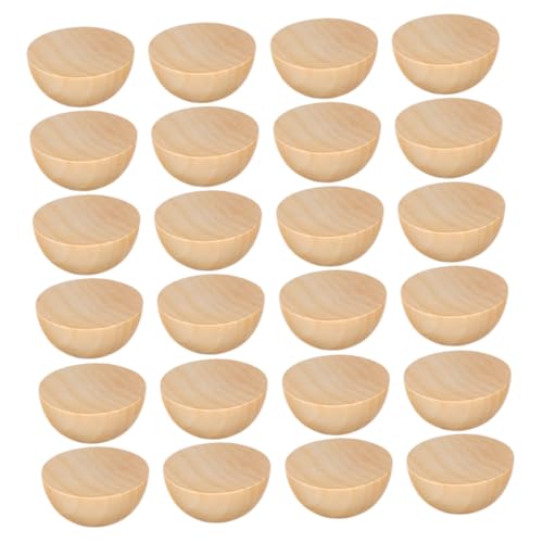 SOIMISS 300 Stück Halbrunde Holzperlen zum Bemalen Unvollendete Halbkreisförmige Holzkugeln für DIY Bastelprojekte Kreative Dekorationen Schul und Ferienhandwerk für Erwachsene SOIMISS 300 Stück Halbrunde Holzperlen zum Bemalen Unvollendete Halbkreisförmige Holzkugeln für DIY Bastelprojekte Kreative Dekorationen Schul und Ferienhandwerk für Erwachsene von SOIMISS