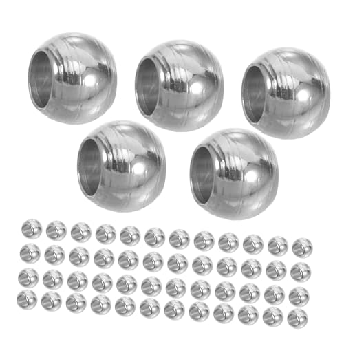 SOIMISS 300 Stück Spacer Perlen Runde Glatte Crafting Perlen für Armbänder und Diy Schmuckprojekte Zubehör für Schmuckherstellung SOIMISS 300 Stück Spacer Perlen Runde Glatte Crafting Perlen für Armbänder und Diy Schmuckprojekte Zubehör für Schmuckherstellung von SOIMISS