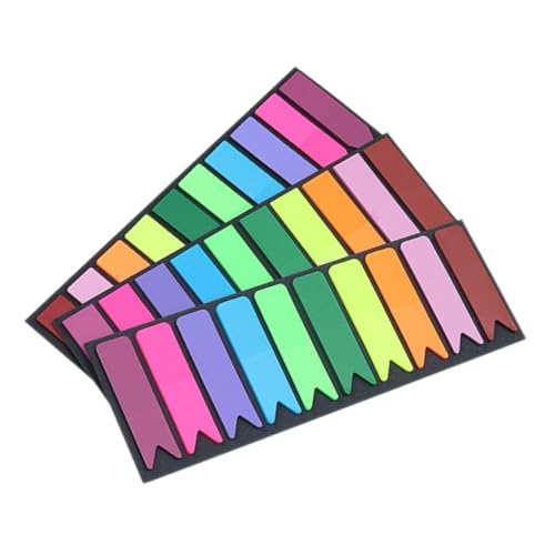 SOIMISS 300Stücke Multifunktionale Selbstklebende Seitenmarker Bunte Buchregisterkarten für Schule Büro und Zuhause für Schüler Lehrer von SOIMISS