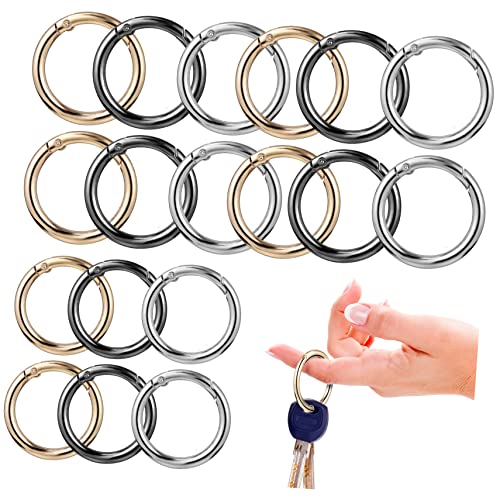 SOIMISS 30Stücke Runde Karabiner Clips O Ringe Schnapphaken für Schlüsselanhänger Taschen Handtaschen und DIY Handwerk SOIMISS 30Stücke Runde Karabiner Clips O Ringe Schnapphaken für Schlüsselanhänger Taschen Handtaschen und DIY Handwerk von SOIMISS