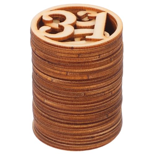 SOIMISS 31 Stück Teiliges Holz-zahlen Naturbelassene Bemalbare Holzscheiben für DIY Dekoration Kreative Bastelprojekte Pädagogische Holzanhänger für Vielseitig für Geburtstag Halloween SOIMISS 31 Stück Teiliges Holz-zahlen Naturbelassene Bemalbare Holzscheiben für DIY Dekoration Kreative Bastelprojekte Pädagogische Holzanhänger für Vielseitig für Geburtstag Halloween von SOIMISS