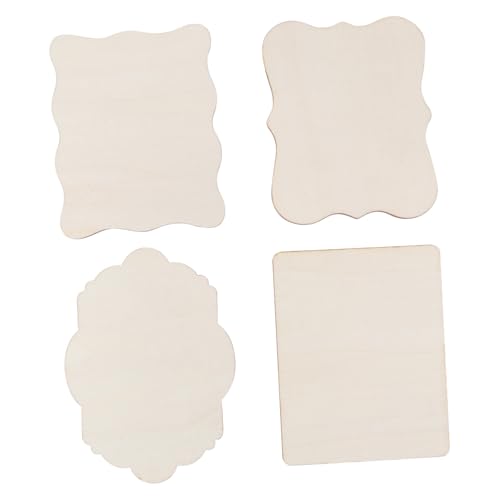 SOIMISS 32 Stück Teiliges DIY Holzscheiben Kreative Handgefertigte Holzstücke für Malerei Hochzeit Deko Nachhaltiges Naturmaterial Sichere Bastelverzierung von SOIMISS