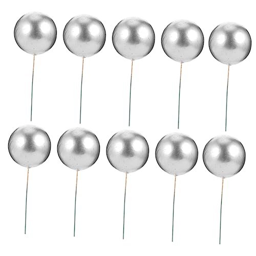 SOIMISS 36 Stück Teiliges Cake Ornaments aus Silbernen Schaumstoffkugeln Sichere Tortendekorationskugeln für Geburtstag Taufe und DIY Cupcake Picks für Kuchen Muffins und Desserts SOIMISS 36 Stück Teiliges Cake Ornaments aus Silbernen Schaumstoffkugeln Sichere Tortendekorationskugeln für Geburtstag Taufe und DIY Cupcake Picks für Kuchen Muffins und Desserts von SOIMISS