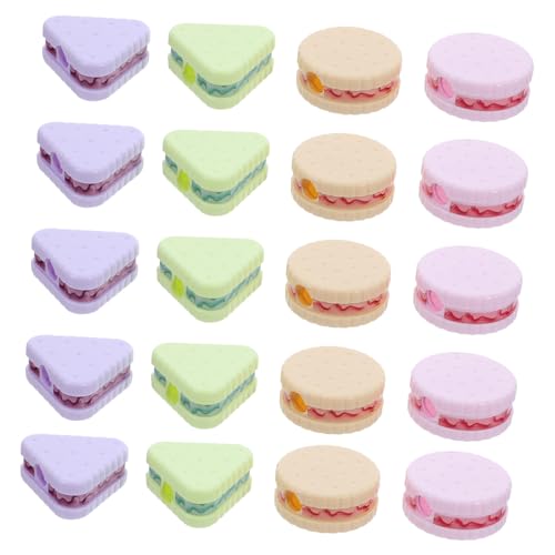 SOIMISS 36 Stück Teiliges Mini Bleistiftspitzer für Kawaii Keks-design Handlich Manuell Praktisch und Tragbar für Schule Zuhause Kreatives Lernen und Schulbedarf von SOIMISS