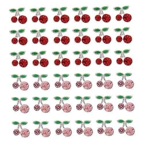 SOIMISS 36 Teiliges Kirsch Nail Jewelry aus Legiertem Material Nail Cherry Studs und Kompakt und Langlebig für Fingernägel bei Partys Hochzeit Weihnachten und Diy Maniküre SOIMISS 36 Teiliges Kirsch Nail Jewelry aus Legiertem Material Nail Cherry Studs und Kompakt und Langlebig für Fingernägel bei Partys Hochzeit Weihnachten und Diy Maniküre von SOIMISS