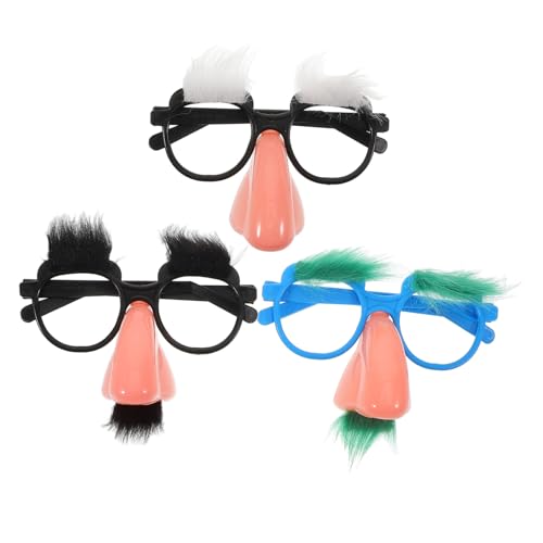 SOIMISS 3St Lustige Requisitenbrille verrückte Sonnenbrille lustige Sonnenbrille Fasching Accessoires lustige verkleidung lustige Partybrille Urlaub Party Gefälligkeiten Kunstwolle SOIMISS 3St Lustige Requisitenbrille verrückte Sonnenbrille lustige Sonnenbrille Fasching Accessoires lustige verkleidung lustige Partybrille Urlaub Party Gefälligkeiten Kunstwolle von SOIMISS
