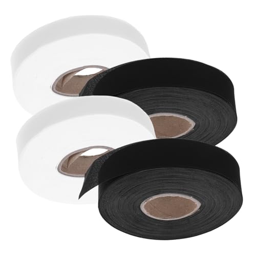 SOIMISS 4 Rollen Gardinen Einfassband Twill Schrägband Zweifarbig Schwarz Für Vorhang Kanten Stoffkante Reparatur Nähen DIY Zubehör von SOIMISS