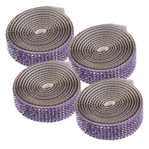 SOIMISS 4 Rollen Strassgürtel Applikationen DIY Schmucksteine Selbstklebend für Brautkleider Hochzeit Abendkleider zum Aufnähen und Aufbügeln SOIMISS 4 Rollen Strassgürtel Applikationen DIY Schmucksteine Selbstklebend für Brautkleider Hochzeit Abendkleider zum Aufnähen und Aufbügeln von SOIMISS