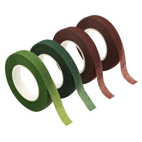 SOIMISS 4 Rollen Teiliges Floristenband Klebeband in Dunkelgrün und Selbstklebendes Blumenstiel Wickelband für DIY Blumenarrangements Trockenblumen und Geschenkverpackung SOIMISS 4 Rollen Teiliges Floristenband Klebeband in Dunkelgrün und Selbstklebendes Blumenstiel Wickelband für DIY Blumenarrangements Trockenblumen und Geschenkverpackung von SOIMISS