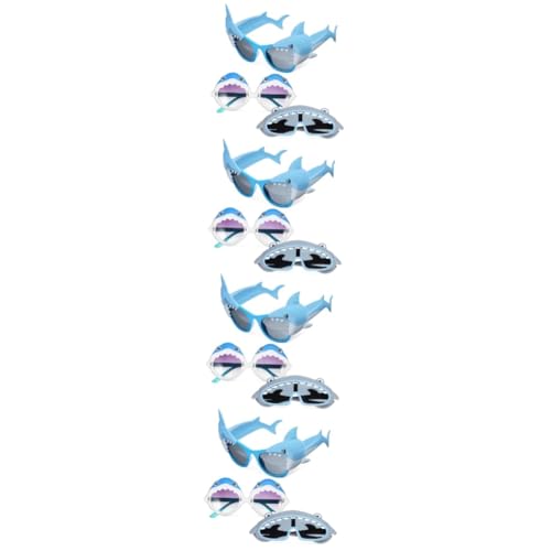 SOIMISS 4 Sätze Partybrille Für Geformte Albern Spielzeugbrille Für Kleinkinder Haigläser Urlaubsbrille Hai-party-zubehör Masse Bunt Prost Pvc 3 Paar * 4 SOIMISS 4 Sätze Partybrille Für Geformte Albern Spielzeugbrille Für Kleinkinder Haigläser Urlaubsbrille Hai-party-zubehör Masse Bunt Prost Pvc 3 Paar * 4 von SOIMISS
