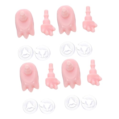 SOIMISS 4 Sets Hand- Und Fußteile Für Mini-Puppen. Realistischer Ersatz Für Körpergelenke Für DIY-puppenherstellungsprojekte, Streich-Performance-partygeschenke von SOIMISS