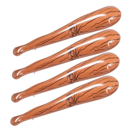 SOIMISS 4 Stück Aufblasbare Baseballschläger mit Holzmaserung Verstellbar Vielseitig für Sommerparty Karneval Preise und Outdoor Spaß Stilvolles Sportzubehör für Events SOIMISS 4 Stück Aufblasbare Baseballschläger mit Holzmaserung Verstellbar Vielseitig für Sommerparty Karneval Preise und Outdoor Spaß Stilvolles Sportzubehör für Events von SOIMISS