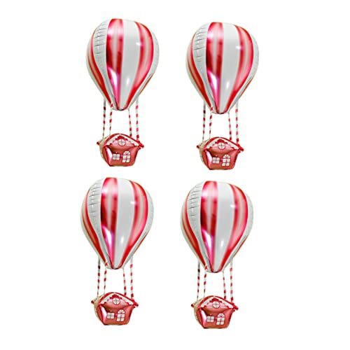 SOIMISS 4 Stück Ballondekoration Heißluftballon Aluminiumballon Farbballons Geburtstag Luftballons Heißluftballon Ballon Pastell Hochzeit Aluminiumballons Rosa Dekorationen Aluminiumfolie SOIMISS 4 Stück Ballondekoration Heißluftballon Aluminiumballon Farbballons Geburtstag Luftballons Heißluftballon Ballon Pastell Hochzeit Aluminiumballons Rosa Dekorationen Aluminiumfolie von SOIMISS