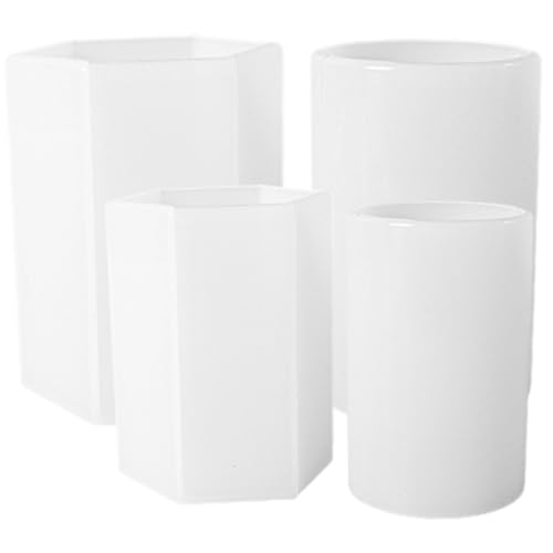 SOIMISS 4 Stück DIY Kerzenform Silikon Flexible Gießformen für Sechseckige und Runde Kerzen für Handgemachte Seifen und Duftkerzen Sicher und Langlebig SOIMISS 4 Stück DIY Kerzenform Silikon Flexible Gießformen für Sechseckige und Runde Kerzen für Handgemachte Seifen und Duftkerzen Sicher und Langlebig von SOIMISS