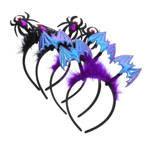 SOIMISS 4 Stück Halloween Stirnbandkopfschmuck Haarspangen Halloween Fledermausflügel Haarschmuck -Haarbindungen Fledermaus Stirnband Kostüm SOIMISS 4 Stück Halloween Stirnbandkopfschmuck Haarspangen Halloween Fledermausflügel Haarschmuck -Haarbindungen Fledermaus Stirnband Kostüm von SOIMISS