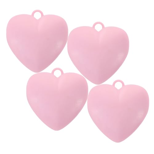 SOIMISS 4 Stück Herzförmige Ballongewichte Schwere Ballonpendants aus Galvanisiertem Material für Shower Hochzeiten Tischdekoration und Geburtstagsfeiern von SOIMISS