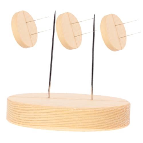 SOIMISS 4 Stück Holzsockel Puppenständer mit Haken Stabile Halterung für Häkelpuppen Filzfiguren Display DIY Bastelhalter für Sichere Puppenpräsentation und Dekorative Ausstellung von SOIMISS