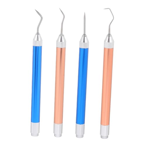 SOIMISS 4 Stück LED Vinyl Weeding Tools Teilig Multifunktionale Entgitterwerkzeuge mit Nadel und Haken für Diy Basteln Silhouetten Präzises Entfernen von Vinylpapier bei Schneidemaschinen von SOIMISS