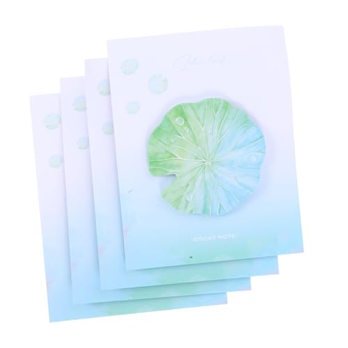 SOIMISS 4 Stück Lotusblatt Haftnotizen Realistische Form Selbstklebende Kleine Notizzettel Vielseitig für Büro Schule Meetings und Partybedarf Dekorative Memo Pads für Organisiertes SOIMISS 4 Stück Lotusblatt Haftnotizen Realistische Form Selbstklebende Kleine Notizzettel Vielseitig für Büro Schule Meetings und Partybedarf Dekorative Memo Pads für Organisiertes von SOIMISS