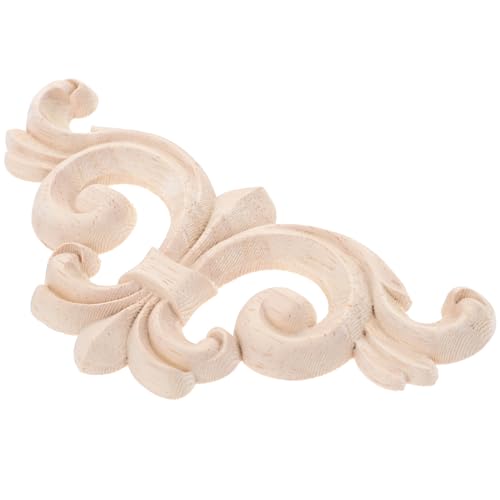 SOIMISS 4 Stück Massive Holzapplikationen Geschnitzte Eckornamente aus Unbemaltem Naturholz Dekorative Onlay Verzierungen für Schrank DIY Möbelverschönerung Vintage Stil Einfache Montage SOIMISS 4 Stück Massive Holzapplikationen Geschnitzte Eckornamente aus Unbemaltem Naturholz Dekorative Onlay Verzierungen für Schrank DIY Möbelverschönerung Vintage Stil Einfache Montage von SOIMISS