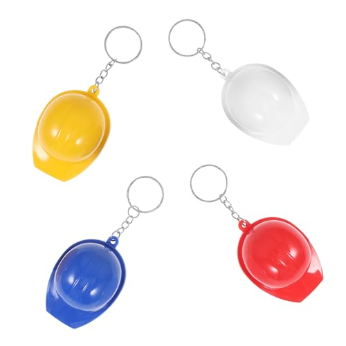SOIMISS 4 Stück Sicherheitshelm Schlüsselanhänger Bunte Schlüsselanhänger für Rucksackdekoration DIY und Partygeschenke Rot Gelb SOIMISS 4 Stück Sicherheitshelm Schlüsselanhänger Bunte Schlüsselanhänger für Rucksackdekoration DIY und Partygeschenke Rot Gelb von SOIMISS