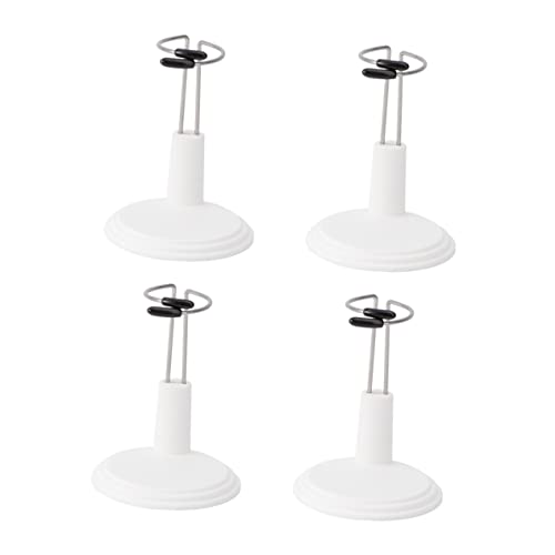 SOIMISS 4 Stück Stützrahmen für Puppen tragen Puppenständer selber Machen Puppenhalterung Gestell doll Accessories Puppenaufbewahrung Puppeninhaber Stehen Figurenständer Display Weiß von SOIMISS