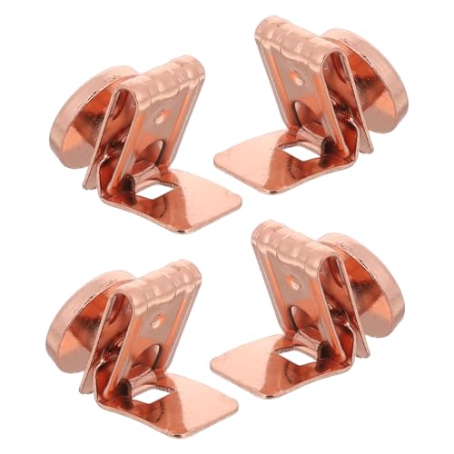 SOIMISS 4 Stück Teiliges Bewegliche Hosenträgerknöpfe aus Metall Roségold Verstellbar zum Einfachen Anbringen ohne Nähen Geeignet für Jeans Hosen und Hüte bei Business und Freizeitoutfits SOIMISS 4 Stück Teiliges Bewegliche Hosenträgerknöpfe aus Metall Roségold Verstellbar zum Einfachen Anbringen ohne Nähen Geeignet für Jeans Hosen und Hüte bei Business und Freizeitoutfits von SOIMISS