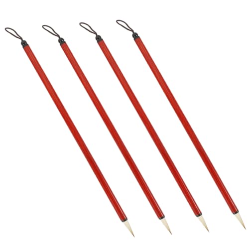 SOIMISS 4 Stück Teiliges Chinesische Kalligraphie Pinsel mit Feiner Spitze Leichter Aluminiumstiel für Anfänger Traditionelle Japanische und Chinesische Schreibkunst Einfach zu Reinigen SOIMISS 4 Stück Teiliges Chinesische Kalligraphie Pinsel mit Feiner Spitze Leichter Aluminiumstiel für Anfänger Traditionelle Japanische und Chinesische Schreibkunst Einfach zu Reinigen von SOIMISS