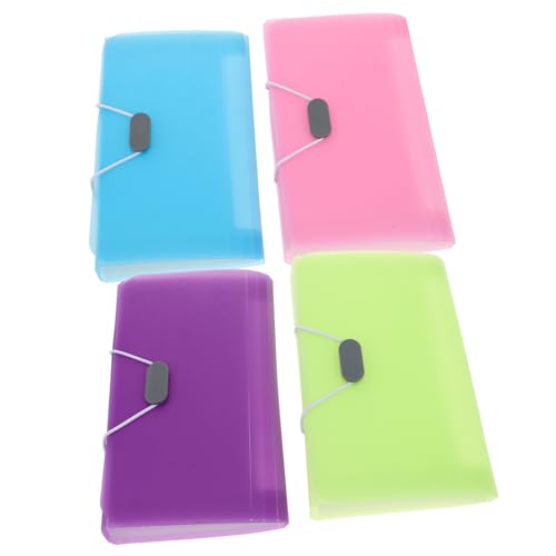 SOIMISS 4 Stück Teiliges Fächermappe mit Fächern Bunte Mini Dokumenten organizer Erweiterbarer Papierordner für Belege Rechnungen Quittungen Praktischer Aktenordner für Büro und Zuhause SOIMISS 4 Stück Teiliges Fächermappe mit Fächern Bunte Mini Dokumenten organizer Erweiterbarer Papierordner für Belege Rechnungen Quittungen Praktischer Aktenordner für Büro und Zuhause von SOIMISS