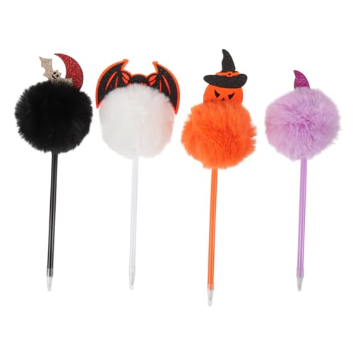 SOIMISS 4 Stück Teiliges Halloween Kugelschreiber mit Bat Pumpkin Design Weiche Plüschköpfe Sanft Schreibend Langlebig als Preisgeschenk und Party Mitgebsel SOIMISS 4 Stück Teiliges Halloween Kugelschreiber mit Bat Pumpkin Design Weiche Plüschköpfe Sanft Schreibend Langlebig als Preisgeschenk und Party Mitgebsel von SOIMISS
