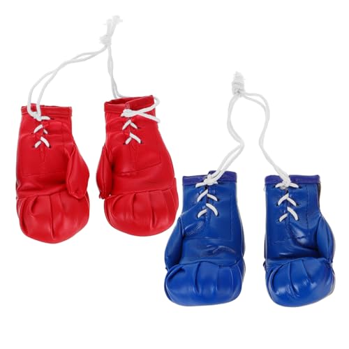 SOIMISS 4 Stück Teiliges Mini Boxhandschuhe Rot Blau Realistische Miniatur Boxhandschuhe Anhänger Auto Rückspiegel Deko Souvenir für Boxsport Fans und Heimdekoration SOIMISS 4 Stück Teiliges Mini Boxhandschuhe Rot Blau Realistische Miniatur Boxhandschuhe Anhänger Auto Rückspiegel Deko Souvenir für Boxsport Fans und Heimdekoration von SOIMISS