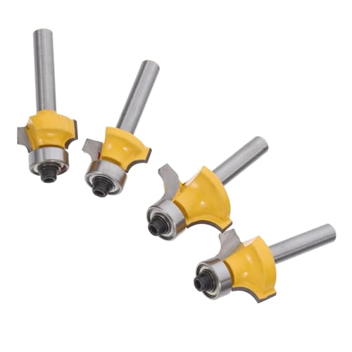 SOIMISS 4 Stück Teiliges Rundfräser aus Hochwertiger Legierung Vielseitige Oberfräse Fräser für Präzise Kantenabrundung Langlebig und Robust für DIY und Professionelle Holzbearbeitung SOIMISS 4 Stück Teiliges Rundfräser aus Hochwertiger Legierung Vielseitige Oberfräse Fräser für Präzise Kantenabrundung Langlebig und Robust für DIY und Professionelle Holzbearbeitung von SOIMISS