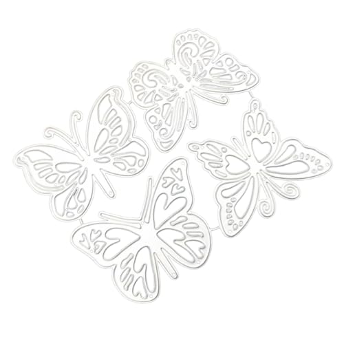 SOIMISS 4 Stück Teiliges Schmetterling Stanzformen aus Hochwertigem Kohlenstoffstahl Langlebig und Bruchfest für DIY Kartenherstellung Scrapbooking und Bastelpapier Kompatibel mit SOIMISS 4 Stück Teiliges Schmetterling Stanzformen aus Hochwertigem Kohlenstoffstahl Langlebig und Bruchfest für DIY Kartenherstellung Scrapbooking und Bastelpapier Kompatibel mit von SOIMISS