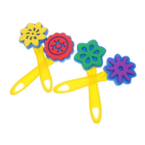 SOIMISS 4 Stück Teiliges Schwamm Pinselset für Ergonomische Schaumstoffbürsten für Kreative Bastelarbeiten für Fingerfarben Wasserfarben und DIY Projekte für Malvergnügen und Frühe SOIMISS 4 Stück Teiliges Schwamm Pinselset für Ergonomische Schaumstoffbürsten für Kreative Bastelarbeiten für Fingerfarben Wasserfarben und DIY Projekte für Malvergnügen und Frühe von SOIMISS