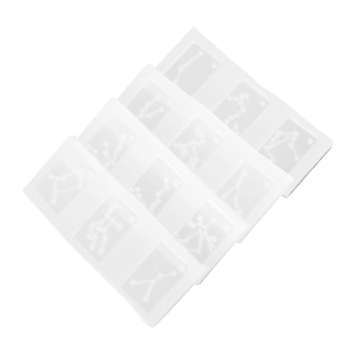 SOIMISS 4 Stück Teiliges Silikonform für Anhänger Herstellung Flexible DIY Gießform mit Designs Einfach zu Reinigen Lösen für Schmuckbastler und Handwerksprojekte SOIMISS 4 Stück Teiliges Silikonform für Anhänger Herstellung Flexible DIY Gießform mit Designs Einfach zu Reinigen Lösen für Schmuckbastler und Handwerksprojekte von SOIMISS