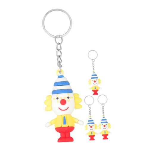 SOIMISS 4 Stück Teiliges Süße Clown Schlüsselanhänger Lustige Rucksackdekoration für Frauen als für Partys und Besondere Anlässe von SOIMISS