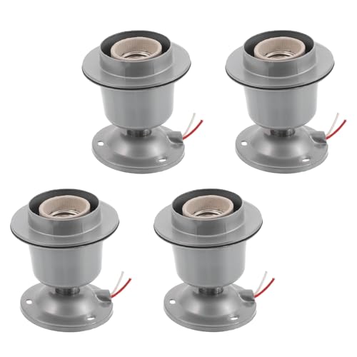 SOIMISS 4 Stück Vintage Pendelleuchte Sockel für Decken Tischlampen und Diy Reparaturen Industrieller Stil Robuste Struktur Einfache Installation Retro Design SOIMISS 4 Stück Vintage Pendelleuchte Sockel für Decken Tischlampen und Diy Reparaturen Industrieller Stil Robuste Struktur Einfache Installation Retro Design von SOIMISS