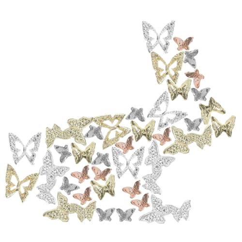 SOIMISS 40 Stück Teiliges Nagelset mit Schmetterlings Charms aus Legierung Hohlraum Design Leichte Maniküre Dekoration für DIY Nageldesign Vielseitig für Nägel Handyhüllen Taschen und SOIMISS 40 Stück Teiliges Nagelset mit Schmetterlings Charms aus Legierung Hohlraum Design Leichte Maniküre Dekoration für DIY Nageldesign Vielseitig für Nägel Handyhüllen Taschen und von SOIMISS