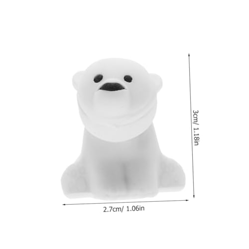 SOIMISS 40 Stück Teiliges Niedliche Bären Radiergummis aus Sicherem Gummi Lustige Tier Radierer für Mitgebsel und Klassenzimmer Preise für Schule und Party von SOIMISS