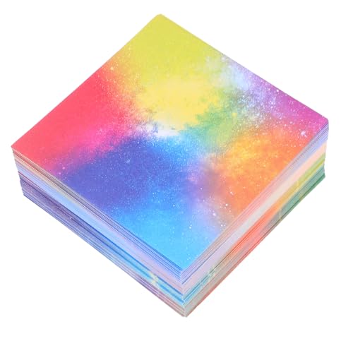 SOIMISS 400 Blatt Buntes Faltpapier Mehrfarbig Buntes Origami Papier Farbiges Handgefertigtes Bastelpapier Kunstfaltpapier Verschiedene Weihnachtsdekorationen Kindergartenbedarf von SOIMISS