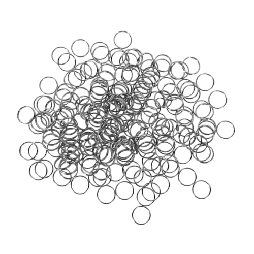 SOIMISS 400 Stück Teiliges Metall Schlüsselringe Stabile Split Ringe für Autoschlüssel DIY Schlüsselanhänger Zubehör Glatte Oberfläche Vielseitig für Schlüssel Anhänger Bastelprojekte SOIMISS 400 Stück Teiliges Metall Schlüsselringe Stabile Split Ringe für Autoschlüssel DIY Schlüsselanhänger Zubehör Glatte Oberfläche Vielseitig für Schlüssel Anhänger Bastelprojekte von SOIMISS