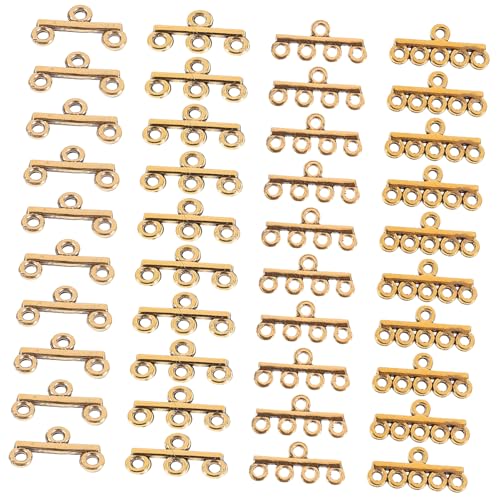 SOIMISS 40Stücke DIY Schmuckverschlüsse für Armbänder Antikgoldene Legierung Reihig Reihig Reihig und Reihig für Basteln von SOIMISS