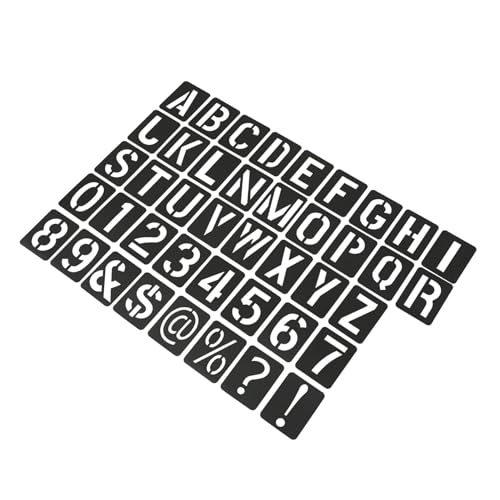 SOIMISS 41 Stück Teiliges Buchstaben schablonen Langlebigem Sicherem Material Wiederverwendbare Wand Acrylmalerei vorlagen für DIY kunstprojekte von Kindern und Erwachsenen SOIMISS 41 Stück Teiliges Buchstaben schablonen Langlebigem Sicherem Material Wiederverwendbare Wand Acrylmalerei vorlagen für DIY kunstprojekte von Kindern und Erwachsenen von SOIMISS