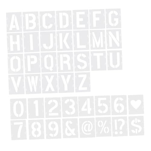 SOIMISS 42 Stück Teiliges Buchstaben Schablonen für Kreative DIY Projekte Interlocking Design Wiederverwendbar Geeignet für Holz Wände Stoffe Steine und Mehr für Kunst und SOIMISS 42 Stück Teiliges Buchstaben Schablonen für Kreative DIY Projekte Interlocking Design Wiederverwendbar Geeignet für Holz Wände Stoffe Steine und Mehr für Kunst und von SOIMISS