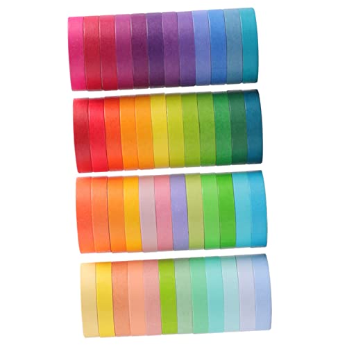 SOIMISS 48Rollen Washi Tape DIY Klebebänder Farben für Scrapbooking Journaling und Bastelprojekte Vielseitige Dekoration für Planer und Alben SOIMISS 48Rollen Washi Tape DIY Klebebänder Farben für Scrapbooking Journaling und Bastelprojekte Vielseitige Dekoration für Planer und Alben von SOIMISS