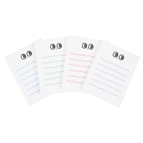 SOIMISS 4Stücke Cartoon Notizblock Memo Pad für To Do Listen und Nachrichtenaufzeichnungen für Schule und Büro von SOIMISS
