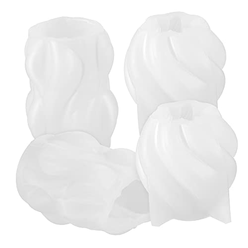 SOIMISS 4Stücke DIY Silikon Kerzenformen Gießformen für Duftkerzen und Wohnaccessoires Langlebige und Leicht zu Reinigende Silikonformen für Projekte von SOIMISS