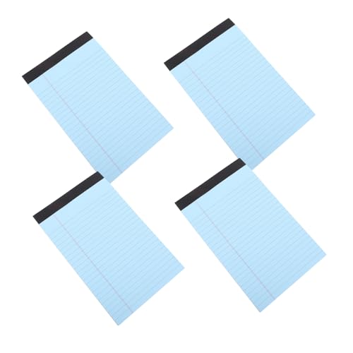 SOIMISS 4Stücke Liniert Notizblock für Büro Abreißbares Notizbuch mit Antihaft Design Memo Pad für To Do Listen und Notizen Leicht und Tragbar von SOIMISS