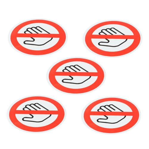 SOIMISS 5 Blätter Do Not Touch Warnschilder Selbstklebende Sicherheitsaufkleber für Maschinen Warnung für Handsicherheit und Geräteschutz SOIMISS 5 Blätter Do Not Touch Warnschilder Selbstklebende Sicherheitsaufkleber für Maschinen Warnung für Handsicherheit und Geräteschutz von SOIMISS